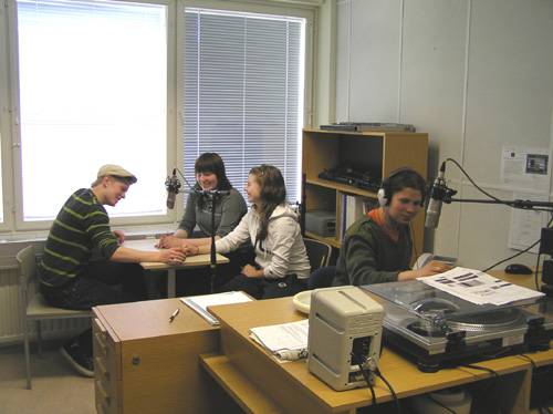 Radio Taajaman studio 2009