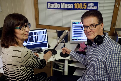Radio Musan studio vuonna 2014